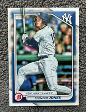 2024 BOWMAN SPENCER JONES ROOKIE NEW YORK YANKEES!