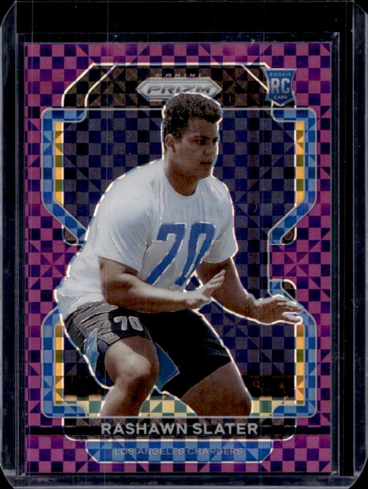 Rashawn Slater Panini Prizm #431 Purple Power