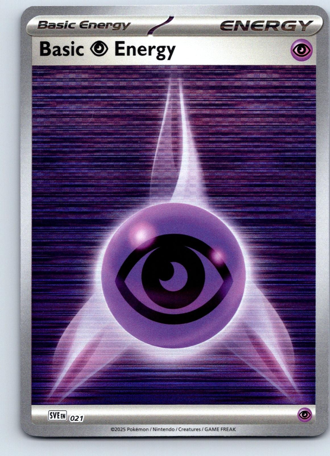 BASIC PSYCHIC ENERGY 021 SCARLET & VIOLET ENERGIES POKEMON REVERSE HOLO
