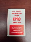 ES25 Houston Rockets 1973/74 NBA Basketball Pocket Schedule - KPRC — photo 2