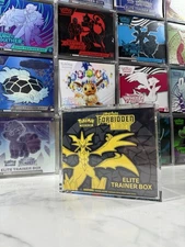 Premium Acrylic Display Case Box Pokemon Center ETB Trainer Boxes UV Protection