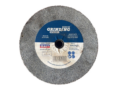 Sealey Schleifstein Ø150 x 20 mm 32 (13) mm Bohrung A36Q grob Elektrowerkzeug Zubehör