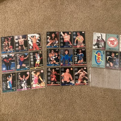 BBM 1996 Japanese Pro Wrestling Card Lot  AJPW njpw head hunter  masahiro chono