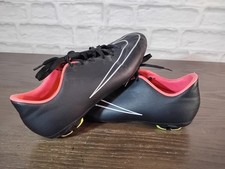 Nike Mercurial Vortex II Youth Size 5.5Y Black Pink Soccer Cleats Shoes