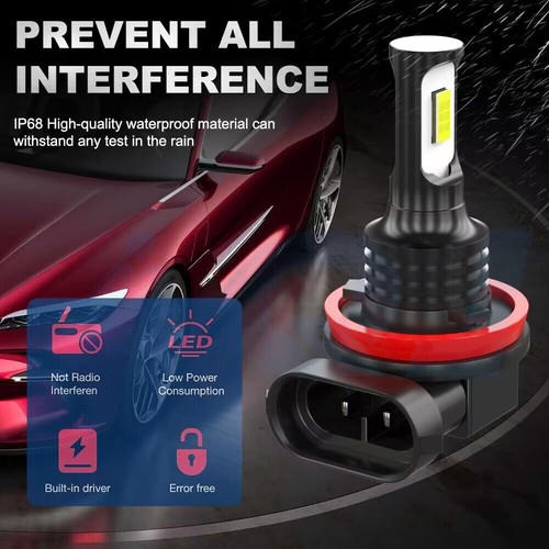 For Mitsubishi Montero 2008-2019 LED Headlight Bulbs High & Low Beam Combo Kit - Picture 12 of 18