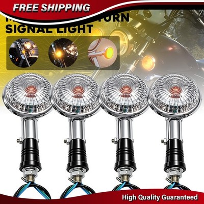 4PCS Turn Signal Indicator Light For Yamaha Road Star 1600 /1700 /XV1600/XV1700