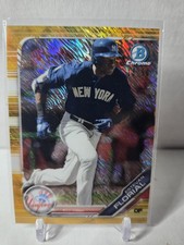 2019 Bowman Chrome Prospects Gold Shimmer Refractor #BCP-182 Estevan Florial /50