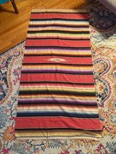 Saltillo-style serape / Mexican blanket 37"x78"