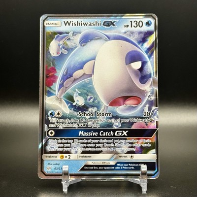 Wishiwashi GX - 63/236 - Pokemon Cosmic Eclipse Sun & Moon Ultra Rare Card NM