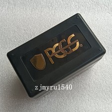 Caja de almacenamiento de monedas PCGS para 10 losas graduadas soporte de plástico negro vacío sin monedas