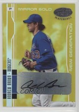 2003 Leaf Certified Materials Mirror Gold Signatures 24/25 Andrew Brown Auto 0c6