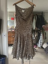 Vintage Dolce & Gabbana Leopard Print Dress