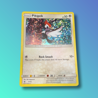 Pikipek 11/12 - 2017 McDonalds Promo Holo Pokmon TCG Card Moderately Played MP Pikipek 11/12 - 2017 McDonalds Promo Holo Pokmon TCG Card Moderately Played MP