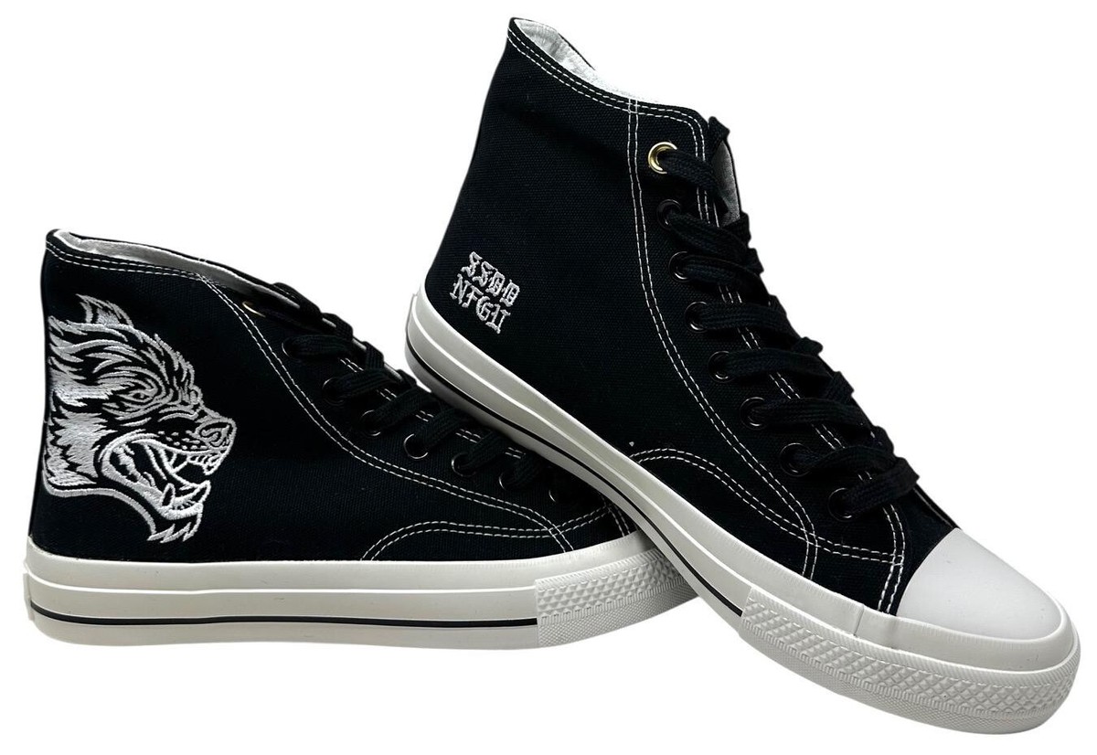 ダルクスポーツ シューズ Darc Sport High Top Shoes Embroidered Wolves Forever NFGU