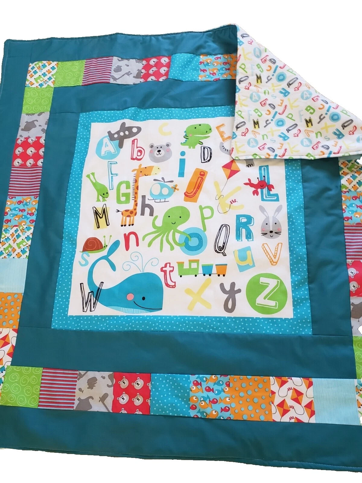 Edredones para cuna de la vida marina Handmade y cobertores para cunas