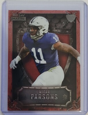Wild Card Matte Weekend Warrior Micah Parson MWW-18 | eBay