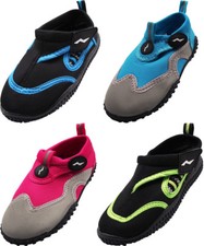 Norty Childrens Boys Girls Kids Skeletoe Beach Pool Slip On Aqua Sock Water Shoe