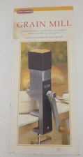 Back to Basics Model #555 Hand Grain Mill Flour Grind Fine to Coarse  New in Box