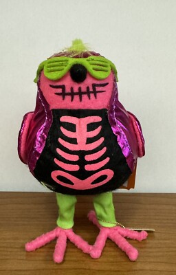 New 2024 GLITTERS Target Hyde n Eek Featherly Friends Pink Rocker Bird Halloween
