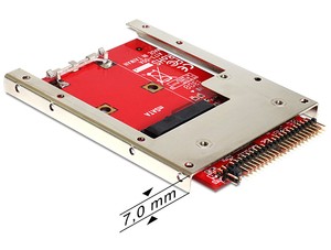 Delock-Converter-IDE-44-pin-gt-mSATA-with-2-5-034-Frame-7-mm