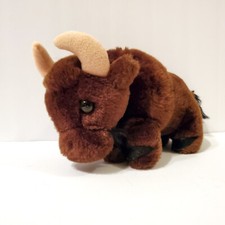 Vintage 1981 Dakin Plush Bison/Buffalo Toy 10" x 5"