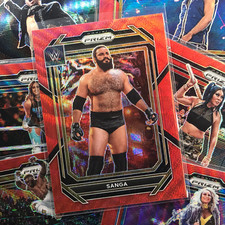 2023 Prizm WWE RIP FOWLER Vertical Ruby Wave #164