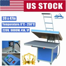 39 x 47in Large Format Manual Sublimation Heat Press Transfer Machine 220V 9KW