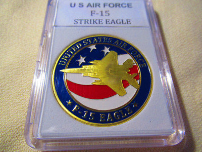 U S AIR FORCE F-15  STRIKE EAGLE Challenge Coin
