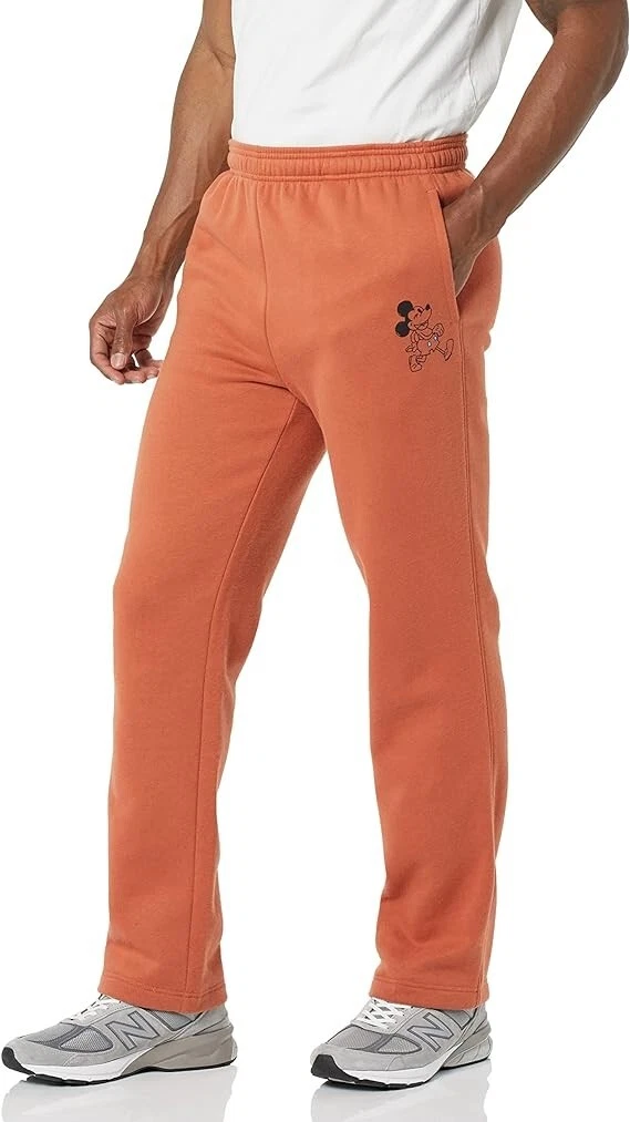 NWT Men s Disney Amazon Essentials Fleece Sweatpants Mickey Mouse