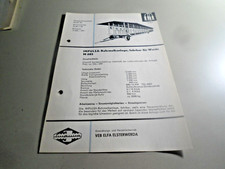 Altes Datenblatt Landwirtschaft DDR Impulsa Rohrmelkanlage fahrbar für Weide M 6