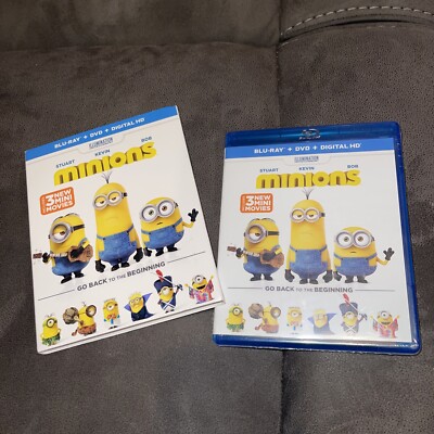 Minions (Blu-ray Brand New With Original Slip Cover