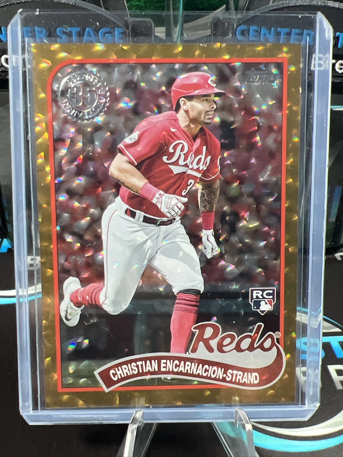 2024 Topps Srs.1 Christian Encarnacion-Strand RC 1989 Gold Foil #28/50 Reds SP