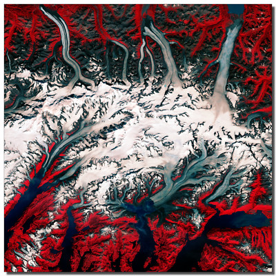Columbia Glacier, Alaska - Stunning large fotoflōt pro display