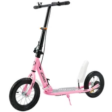 Foldable Commuter Kick Scooter For Adults Teens w/ 12" Large Air Rubber Tires👍