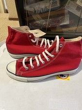 NEW VINTAGE 80/90's Chuck Taylor Converse All Star High Tops USA Red Sz 12.5