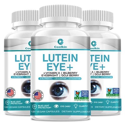 Lutein Capsules 397mg - Zeaxanthin, Astaxanthin, Grapeseed,Billberry, Eye Health