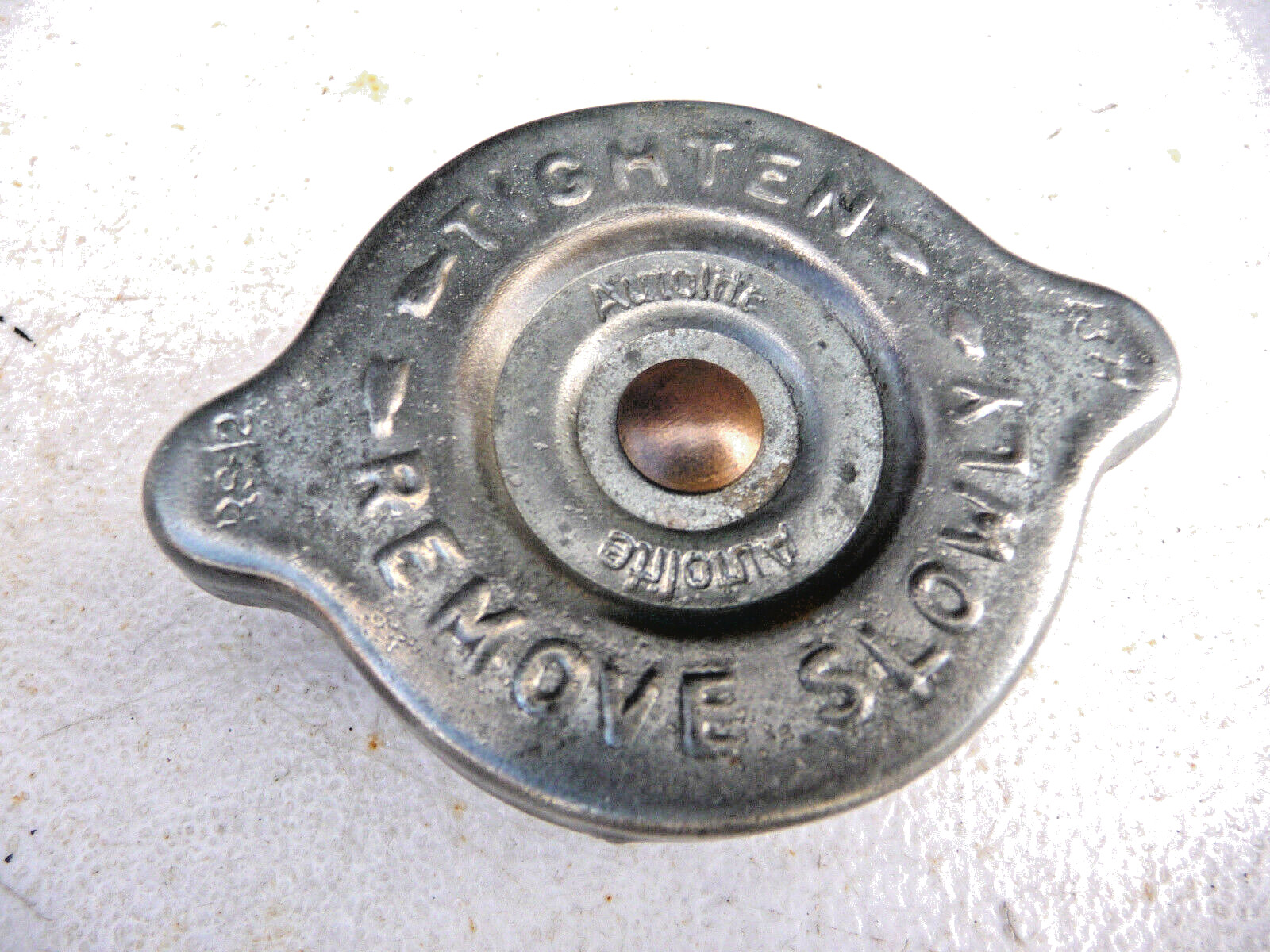 nice used Autolite RS-12 radiator cap 13# 50s 60s Ford Mustang Shelby Corba 428 