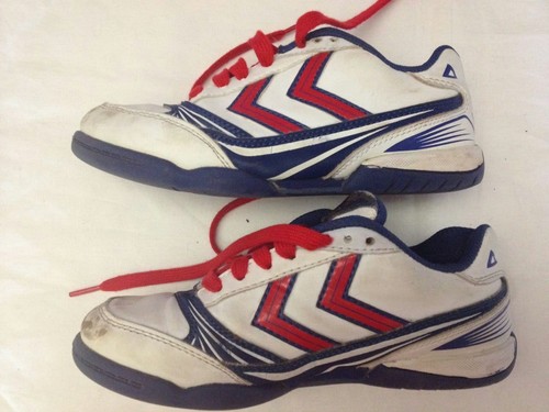 Hummel Zones - scarpe da ginnastica - N° 35 - bianche blu rosse con lacci rossi - Picture 10 of 10