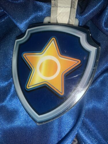 Rubies Paw Patrol Chase Costume Toddler Size 3T-4T Jumpsuit Hat Backpack