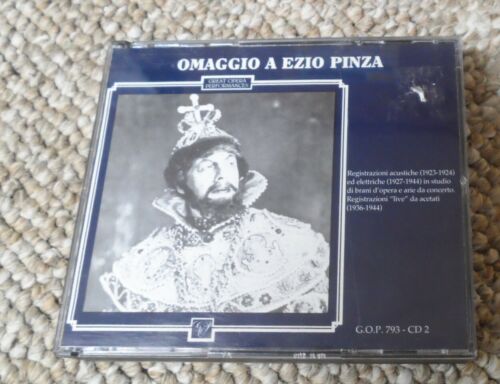 CD Hommage à Ezio Pinza. Reg. Acoustique, électrique et live de 123 à 1944 - Photo 1/2