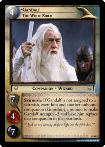 Lotr TCG Black Rider RF Set FOIL 12RF1 - RF18 complete 18 cards NM/MINT - Picture 2 of 18