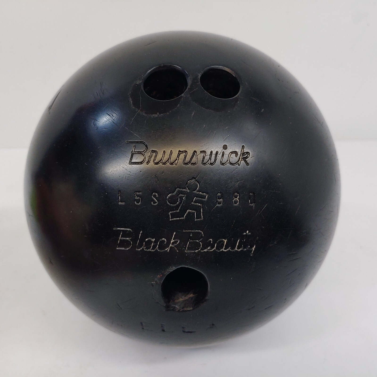 Vintage Brunswick Black Beauty Bowling Ball 14 lb (14.3) Black eBay