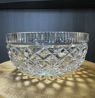 Waterford Crystal KilleenCut Glass Bowl 8” Vintage Discontinued Pattern