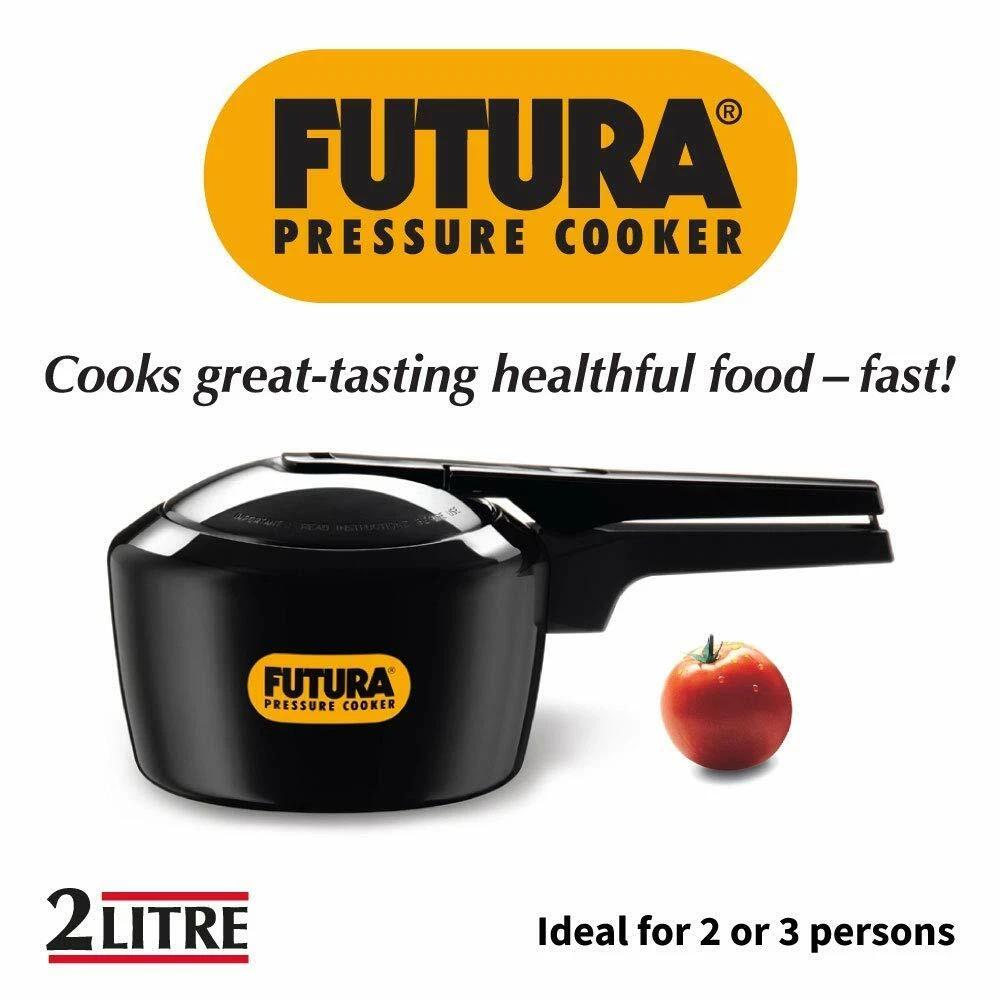 Futura Hard Anodised 2 L Pressure Cooker 2 3 Persons FP20 By