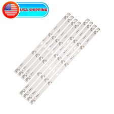 8Pcs/Set LED Strips For TCL TOT 55D2900 4X4 4X5 55S405TMAA 55S401TCAA