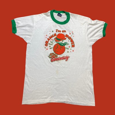 Vintage Miami Hurricanes Orange Bowl 50th Anniversary T-Shirt