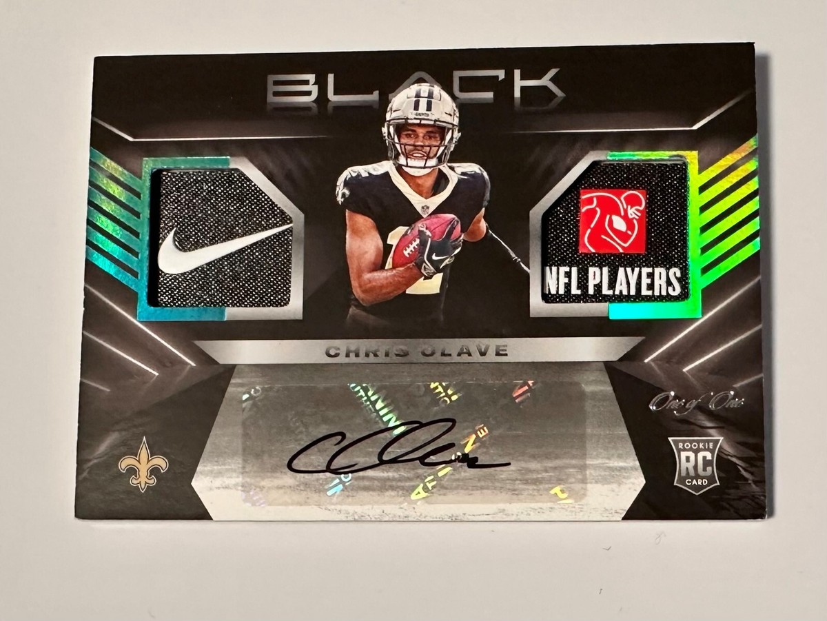 2022 Panini Black CHRIS OLAVE - 1/1 - RPA Auto New Orleans SAINTS