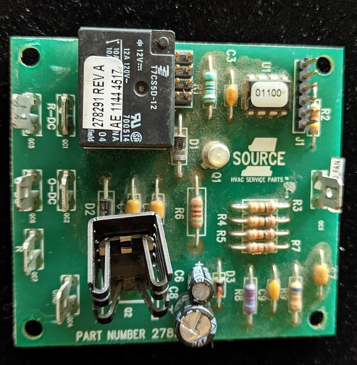 York Source-1 S103109179000 278291 REV A Relay Lock-In Board AE 