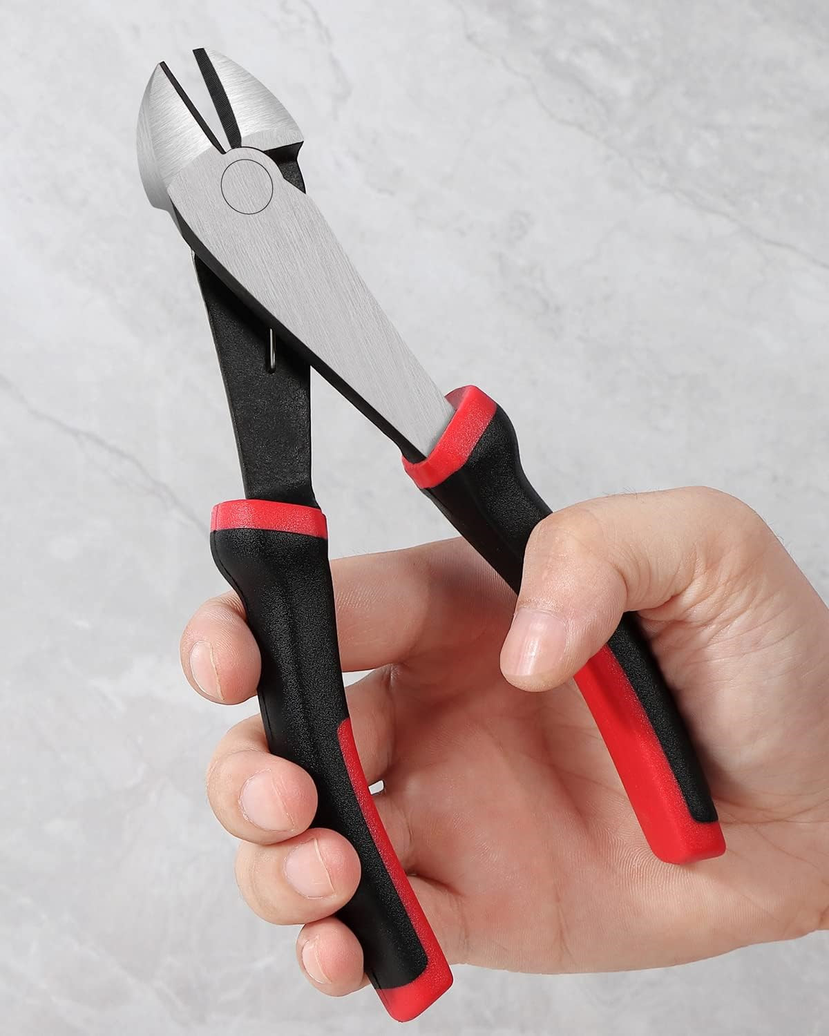 IGAN 7inch Wire Cutters, Springloaded Side Cutters Dikes, Ultra Tough