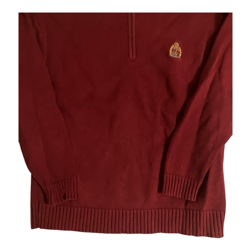 Lauren Ralph Lauren 1/4 Zip Pullover S Rot Damen Baumwolle Indonesien - Bild 2 von 8